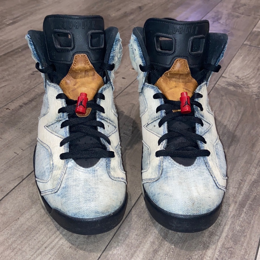 Jordan 6 Retro Washed Denim Customs(used)